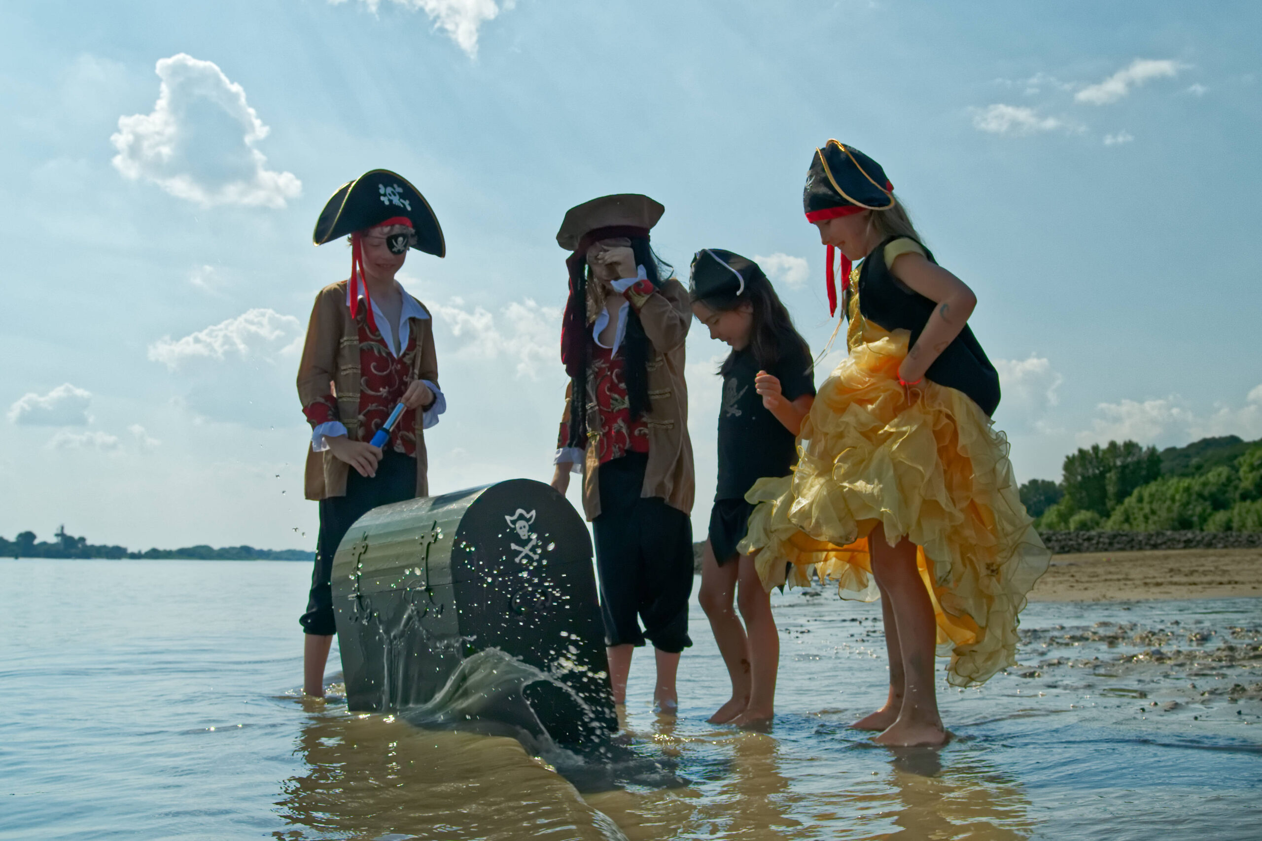 Piraten Schatztruhe mit Eis von FrauMeis